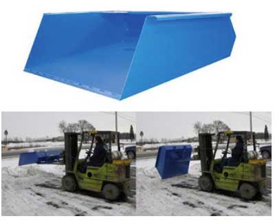 Front End Loader Forklift Attachment For Moving Snow Rock And Trash