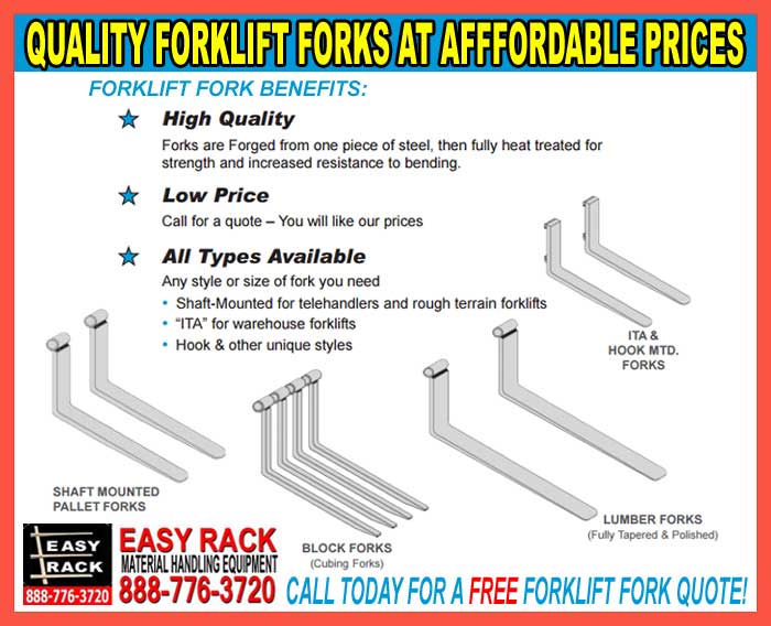 Heavy Duty Forklift Forks For Sale 