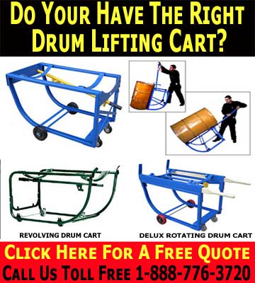 Drum Carts Are Egronomic Drum Lifting Equipment