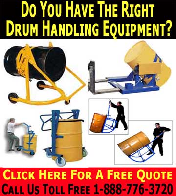 Drum Handling Equipment Can Save You Time & Money