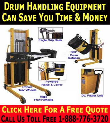Drum Lifting Equipment Can Save You Time & Money