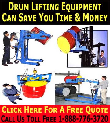 Ergonominic Drum Lifting Equipment Can Save You Money While Protecting Your Employee's