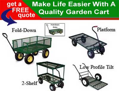 Life Made Easier With A Quality Lawn & Garden Cart - Wagon