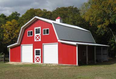 Steel Modular Prefabricated Barns, Also Pre-Built Buildings