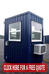 Prefabricated Guard Shacks Installed, Designed & Manufactured In The USA