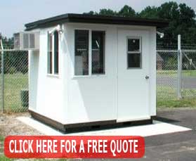 Portable Prefabricated Guard Shacks Installed, Designed & Manufactured In US