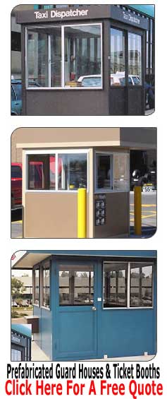Modular Pre-Fabricated Security Guard Shacks & Ticket Booths