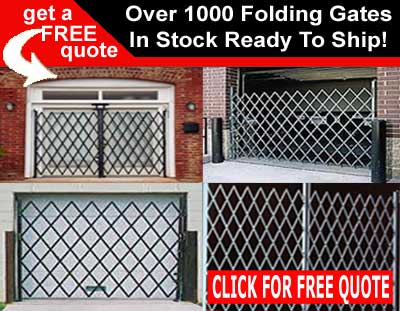 Folding Security Gates Over 1000 Prefab Gates Instock & Ready To Ship
