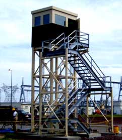 Bullet Proof Modular Prefabricated Prison Security Guard Towers