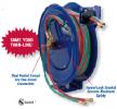 Spring Driven Sm Welding Dual Hose Reels w/Hoses - Oxy-Acetyl