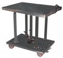 Hydraulic Post Tables/ Partially Stainless Steel (1000 Lbs Cap.)