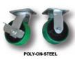 Poly On Steel Casters (5" x 2")