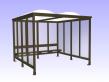 10'x10' 3 Wall Prefabricated Outdoor Shelters
