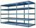 Wide Span Industrial Steel Shelving Units. Shelves Made In USA.