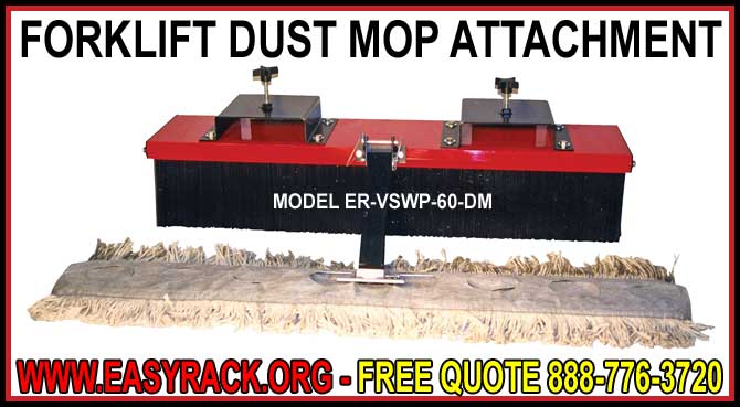 Discount Forklift Dust Mop Attachment For Sale Factory Direct Means Lowest Price Guraanteed