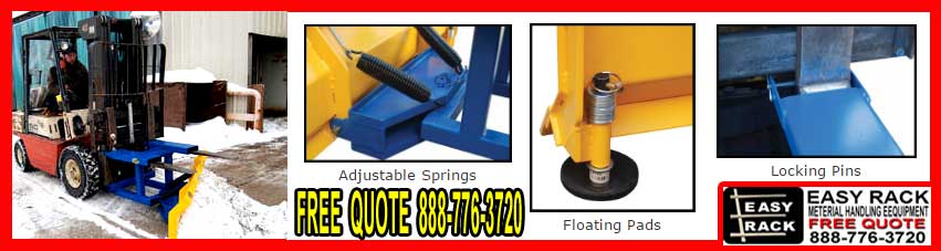 Fork Truck Snow Plow Attachment For Sale
