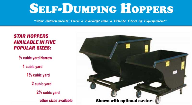 Heavy Duty Self Dumping Hoppers For Sale