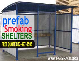 Smoking Shelter - Material Handling Equipment Company