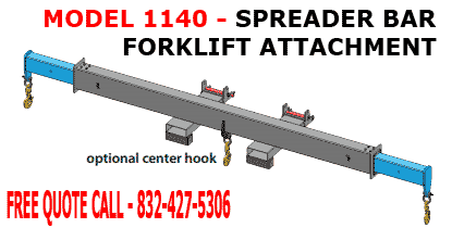 Commercial & Industrial Spreader Bar Forklift Spreader Bar Attachment