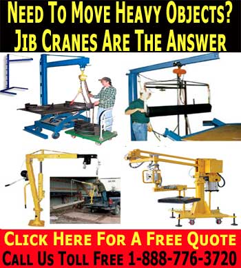 Warehouse Cantilever Jib Cranes Make Moving Heavy Objects Easier