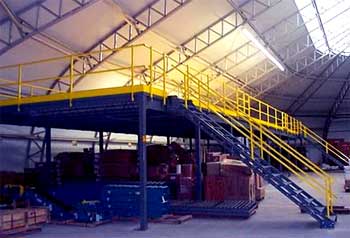 Commercial Mezzanine Storage Platform Shelving Platform