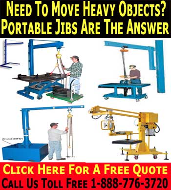 Portable Jib Cranes Can Save You Time & Money