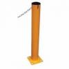Steel Pipe Bollard With Chain Slots 4-1/2" (Removable Bolt-On St