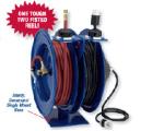 Spring Driven Air/Electric Combo Reels-Single Indust Recept-16GA