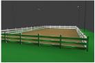 50x100 Horse Arena Lighting Package for Wood Poles