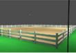 100x100 Horse Arena Lighting Package w/Steel Poles
