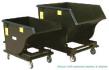 Heavy Duty Self-Dumping Hoppers Forklift self-dump bucket attachments transform forklifts into loaders