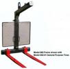 Crane Fork Frame with Backstop & General Purpose Tines (set of 2