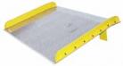 Aluminum Truck Dockboards with Safety Steel Curbs (10K Cap./72"W