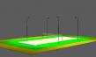 Outdoor Volleyball Court Lighting - Package 1