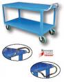 Ergo Handle Carts 2 shelf (Glass Filled Nylon Casters)